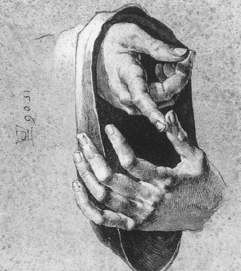 Albrecht Durer Study of Hands